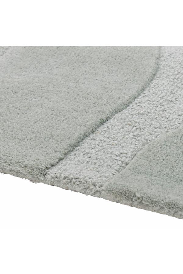Bloomingville Darlington Matta, Grön, Ull L200xB130 cm