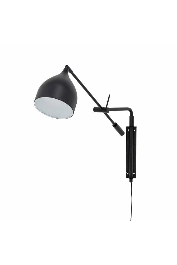 Bloomingville Lyam Vägglampa, Svart, Metall L80xH50xB17 cm
