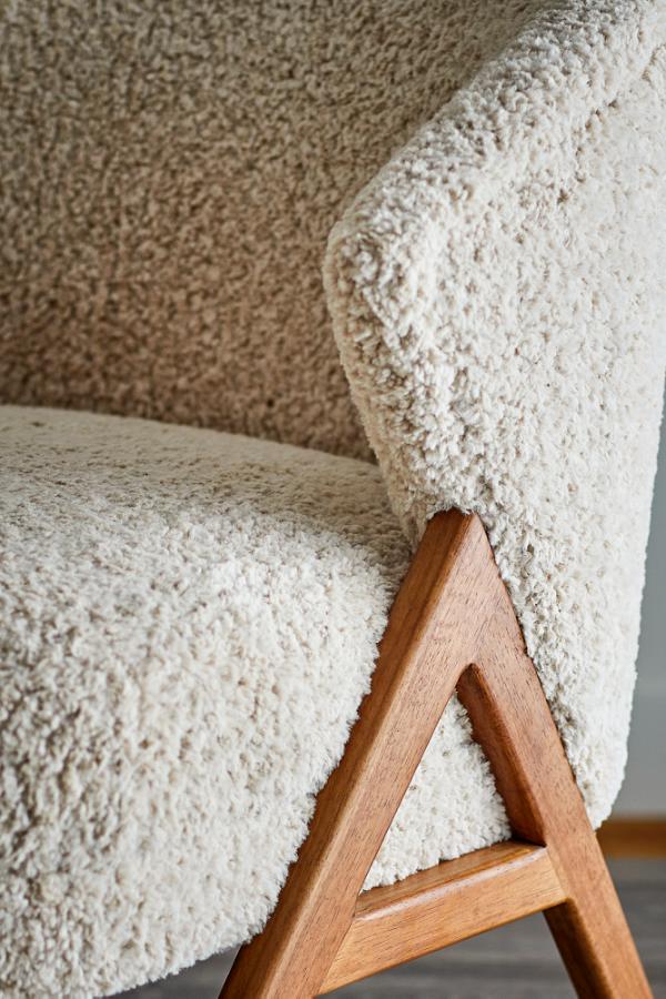 Bloomingville Camino Lounge Chair, Natur, FSC ® 100%, Gummiträ L68xH80xB70 cm
