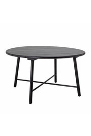 Bloomingville Lope matbord, svart, akacia D140xH75 cm