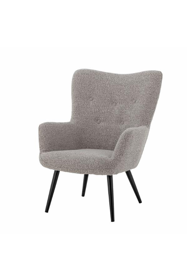 Bloomingville Perry Loungefåtölj, Natur, Polyester L71xH100xB71 cm