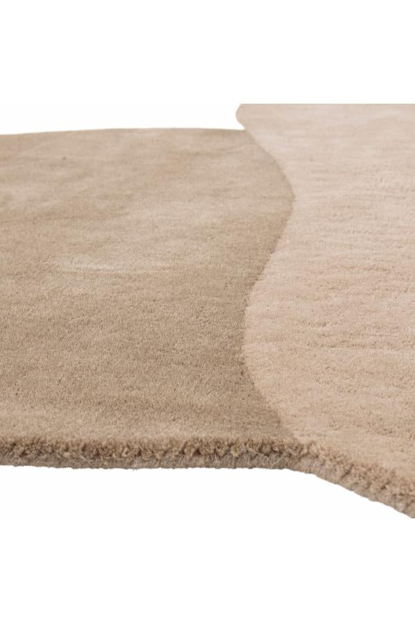 Bloomingville Denton Matta, Brun, Ull L140xB110 cm