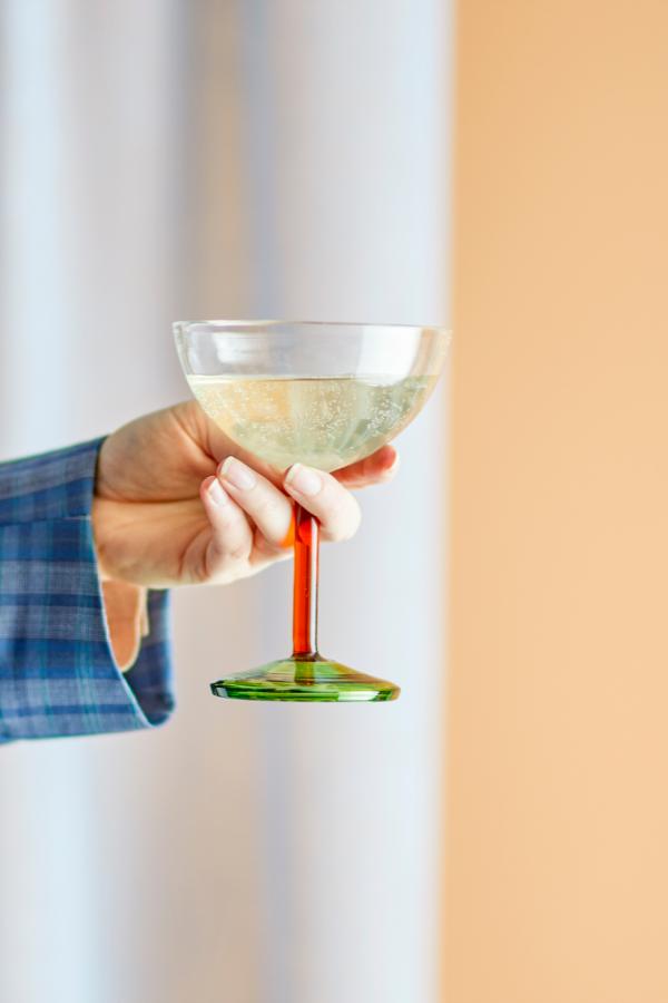 Bloomingville Martine Cocktailglas, Multi, Glas D11xH14,5 cm, 6-pack