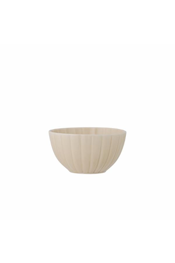 Bloomingville Latinsk skål, Natur, Stengods D9xH5 cm, 6-pack