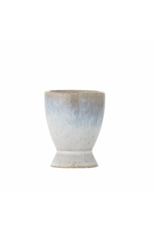 Bloomingville Paula Äggkopp, Blå, Stengods D5xH6,5 cm, 8-pack