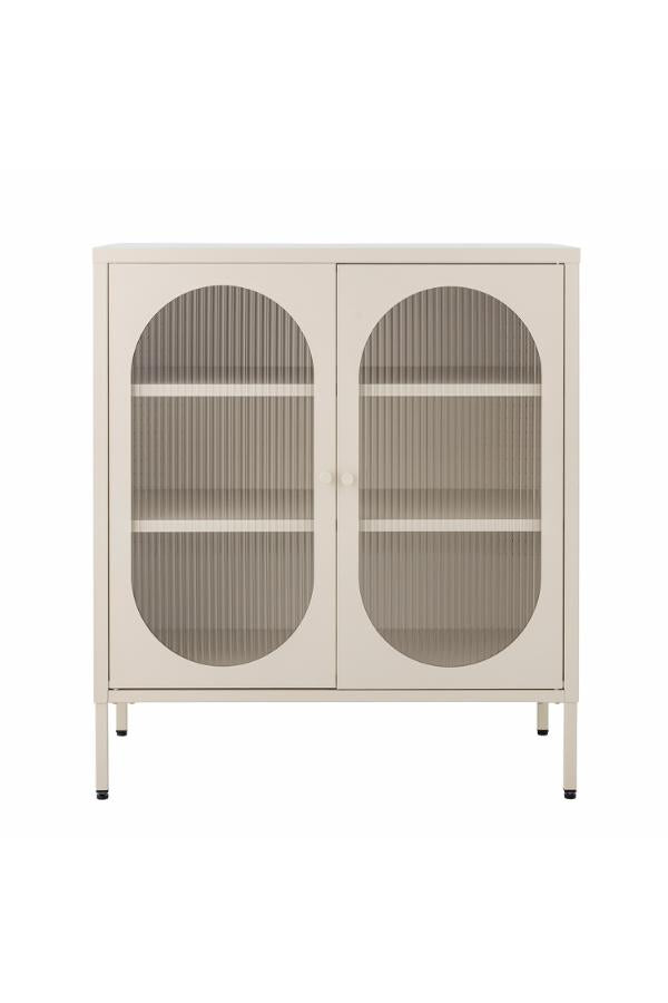 Bloomingville Salvo-skåp, Natur, Metall L80xH90xB40 cm
