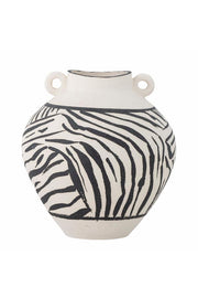 Bloomingville Togo Vas, Svart, Stengods D25xH26 cm