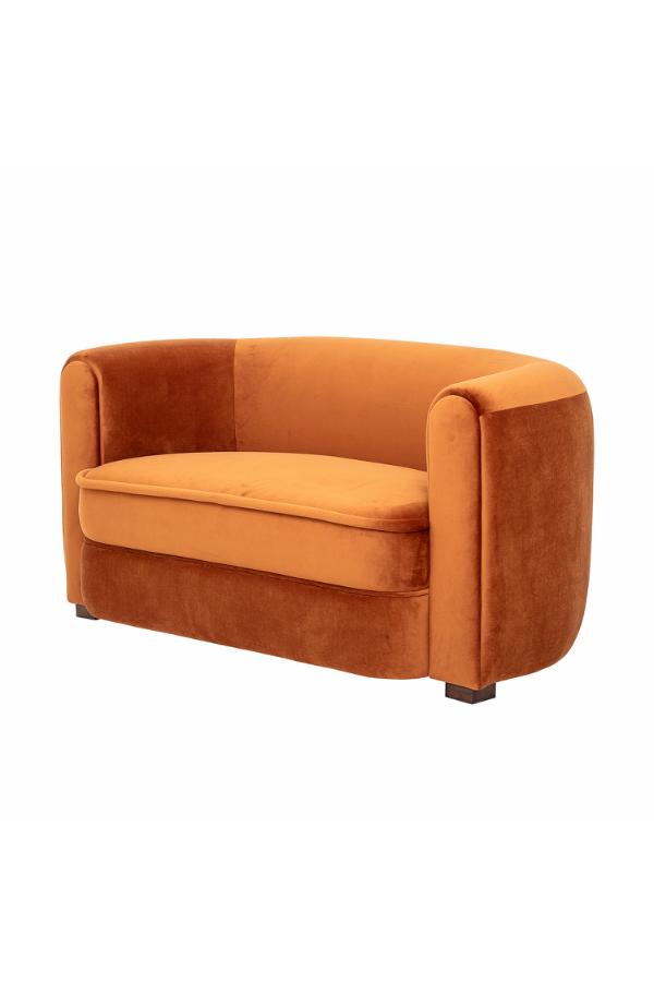 Creative Collection Malala Soffa, Orange, Polyester L152xH73xB79 cm