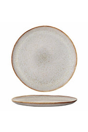 Bloomingville Sandrine Tallrik, Natur, Stengods D28,5xH2,5 cm, 4-pack