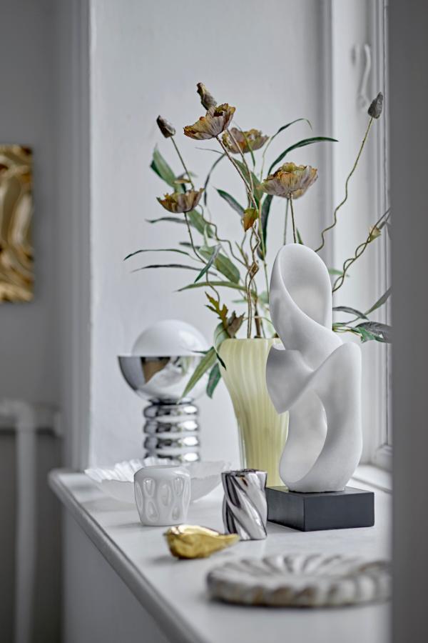Bloomingville Alistair Deco, Vit, Polyresin L19xH43xB12 cm