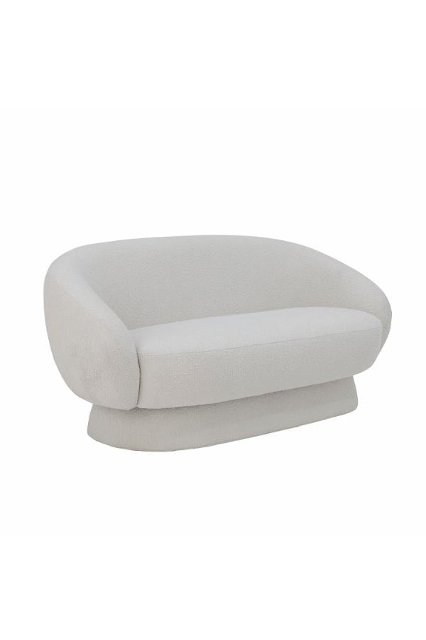 Bloomingville, Ted Soffa, Vit, Polyester L160xH74xB84 cm