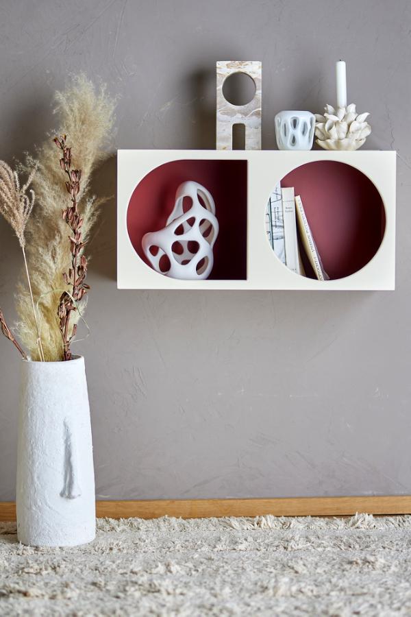 Bloomingville Graphia Bokhylla, Vit, MDF L30xH60xB24 cm