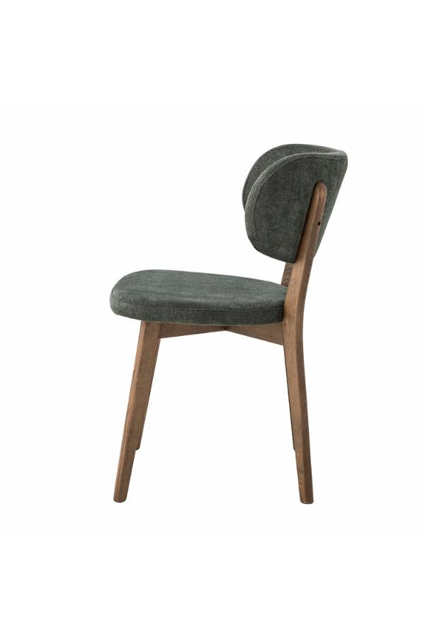 Creative Collection, Cally matstol, grön, FSC ® MIX, bokträ L47xH80xB57 cm, 2-pack