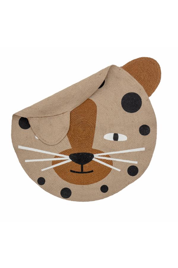 Bloomingville Mini Naffie-matta, brun, jute L104xH100 cm