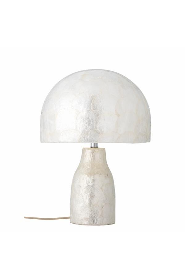 Bloomingville Adria Bordlampa, Natur, Pärlemor D30xH43 cm