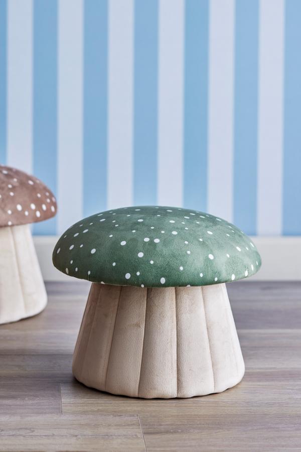 Bloomingville Mini Lue-puff, Multi, FSC ® 100%, MDF D37xH30 cm, 2-pack