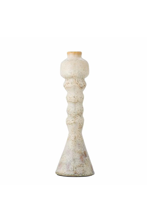 Bloomingville Bancroft ljusstake, vit, terrakotta D10,5xH33 cm