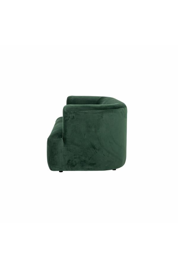 Bloomingville Morgan Soffa, Grön, Polyester L165xH70xB84 cm