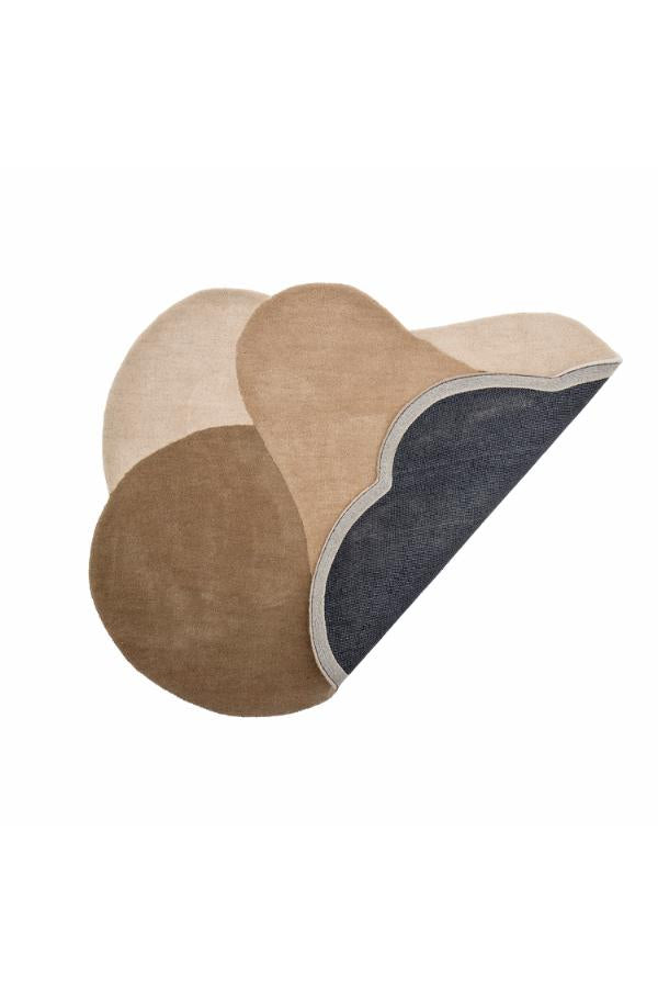 Bloomingville Denton Matta, Brun, Ull L140xB110 cm