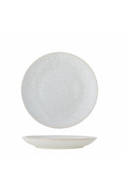 Bloomingville Addison Tallrik, Vit, Stengods D22xH3 cm, 6-pack