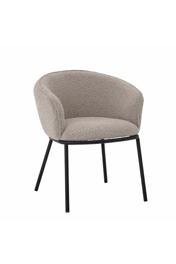 Bloomingville Cortone Matstol, Grå, Polyester L60xH76xB63 cm