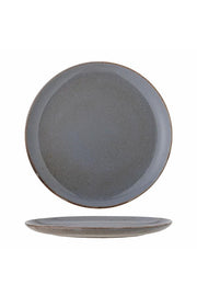 Bloomingville Sandrine Tallrik, Grå, Stengods D28,5xH2,5 cm, 4-pack