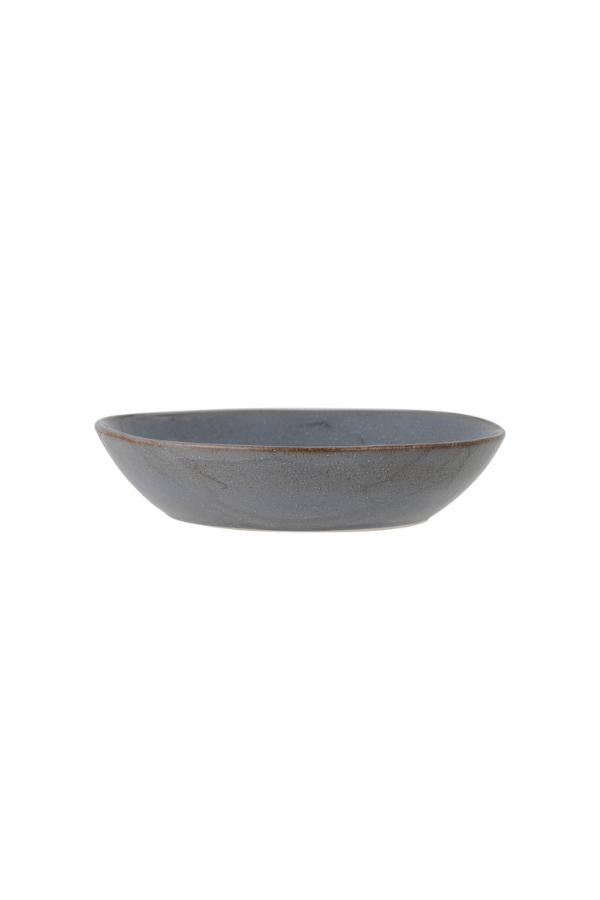 Bloomingville Sandrine Tallrik Djup, Grå, Stengods D22xH5 cm, 6-pack