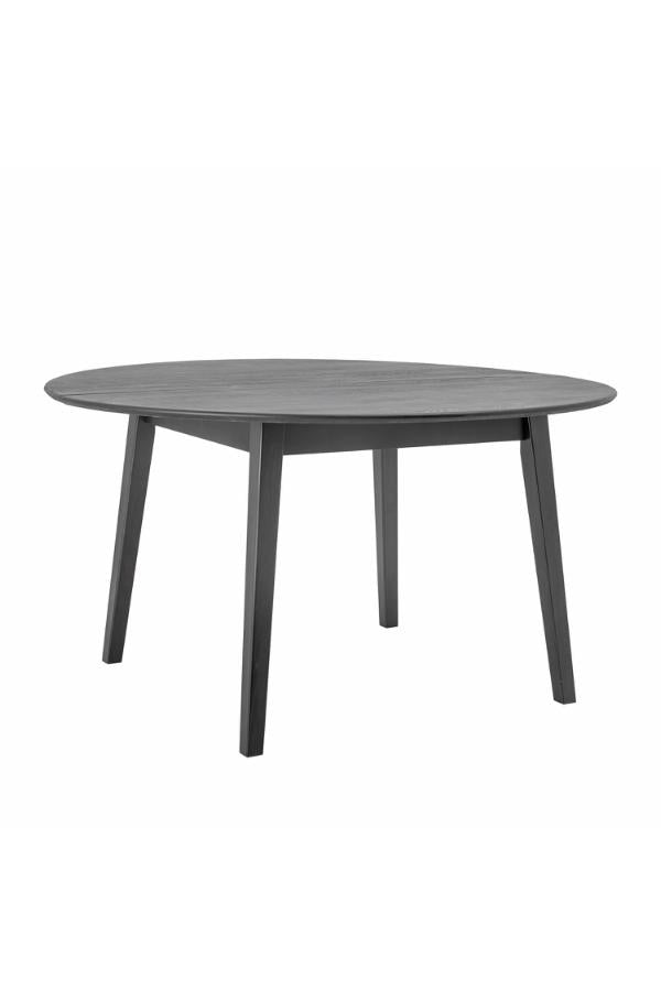 Bloomingville Peron matbord, svart, FSC ® 100%, ek D140xH76 cm