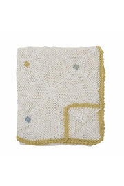 Bloomingville Rovigo Pläd, Natur, Bomull L150xB125 cm
