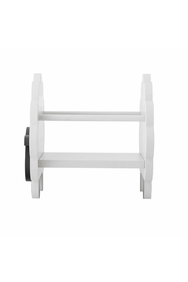 Bloomingville Mini Bokställ för vagn, vitt, FSC ® 100%, MDF L30,5xH30xB35 cm, 2-pack