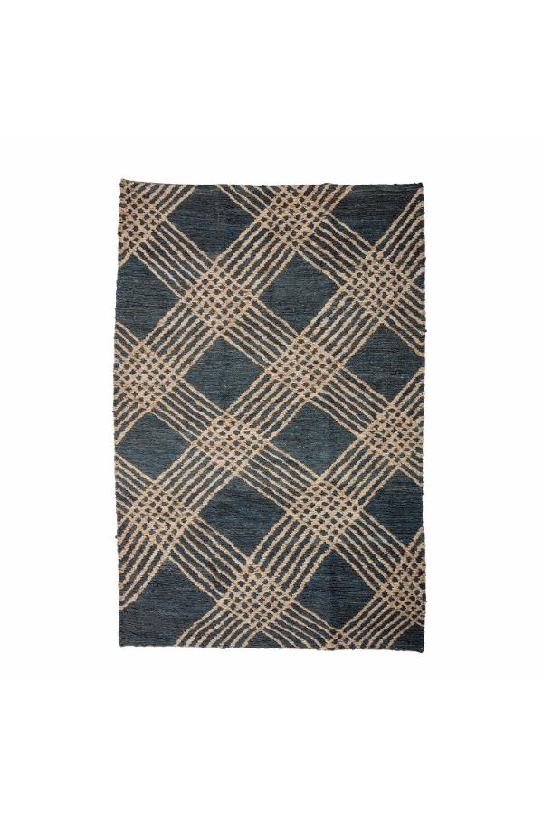 Bloomingville Kattmatta, svart, jute L245xB150 cm