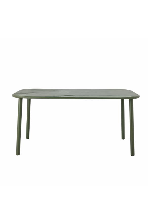 Bloomingville Calana matbord, grönt, metall L160xH75xB90 cm