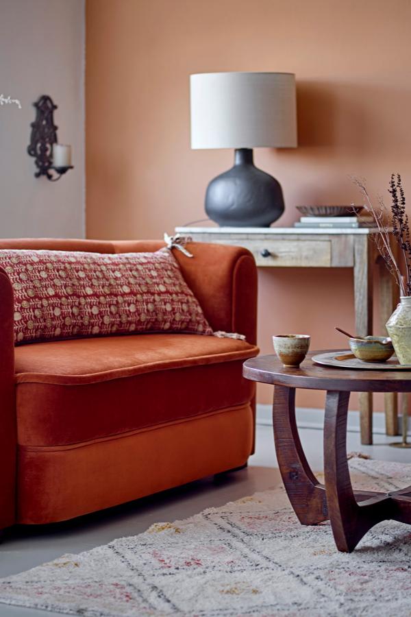 Creative Collection Malala Soffa, Orange, Polyester L152xH73xB79 cm