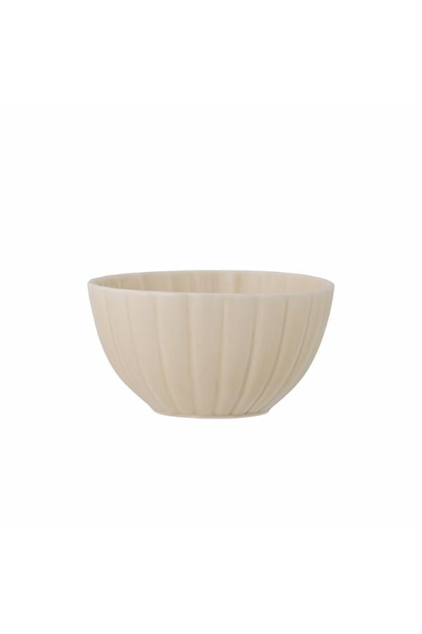 Bloomingville Latinsk skål, Natur, Stengods D12xH6,5 cm, 6-pack