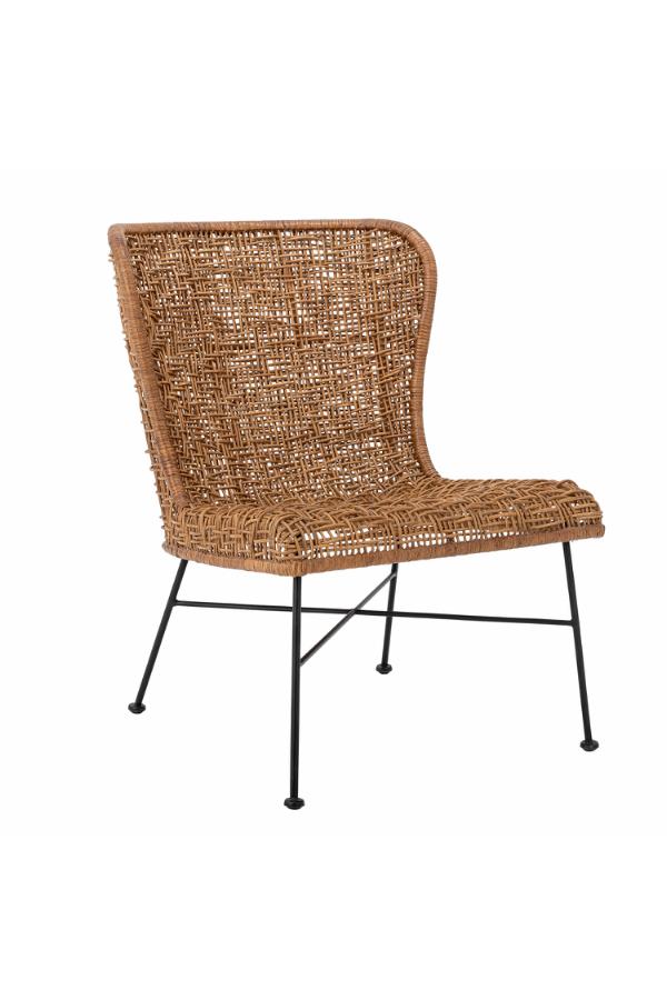 Bloomingville Somme Lounge Chair, Natur, Rotting L69xH81,5xB59,5 cm
