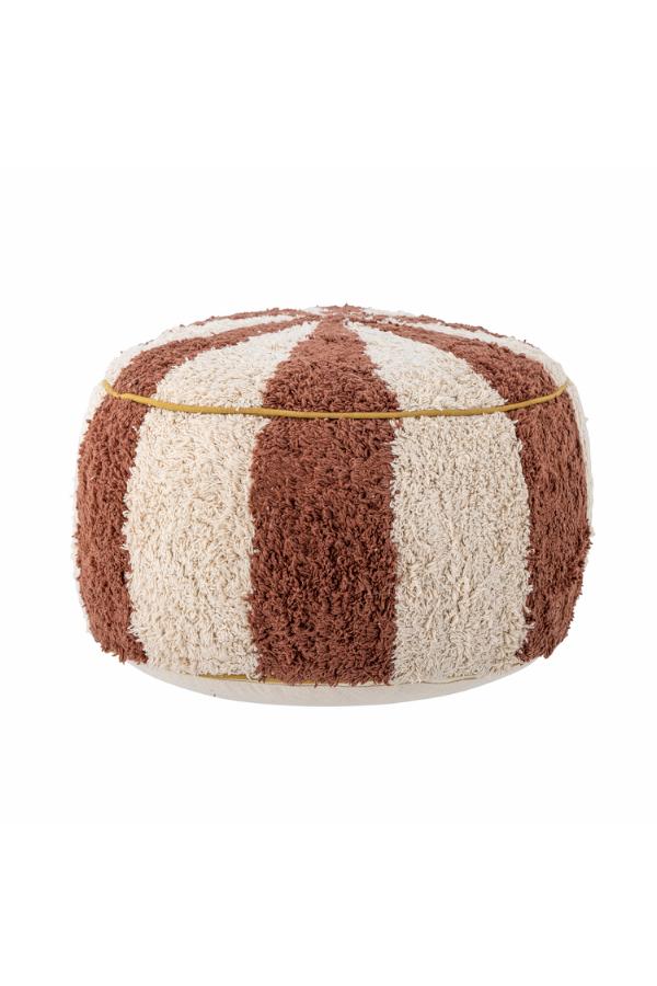 Bloomingville Mini Charoline Puff, Brun, Bomull D44xH26 cm