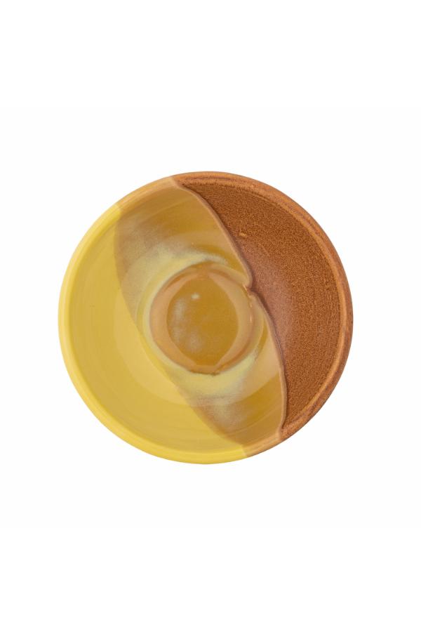Bloomingville Paula Skål, Gul, Stengods D16xH5 cm, 8-pack