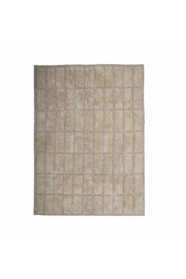 Bloomingville Valfri matta, natur, bomull L210xB150 cm