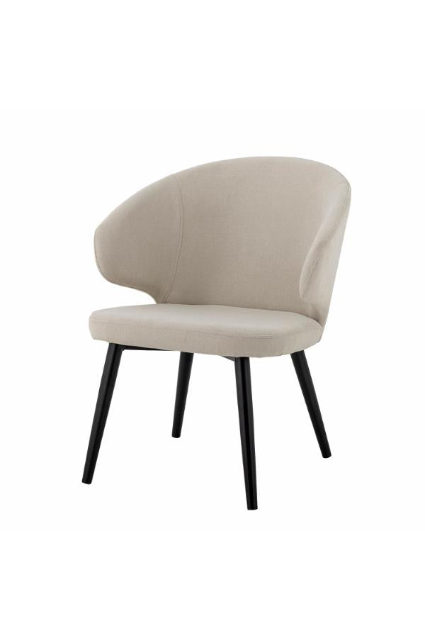 Bloomingville Loon Lounge Chair, Natur, Polyester L63xH79xB70 cm