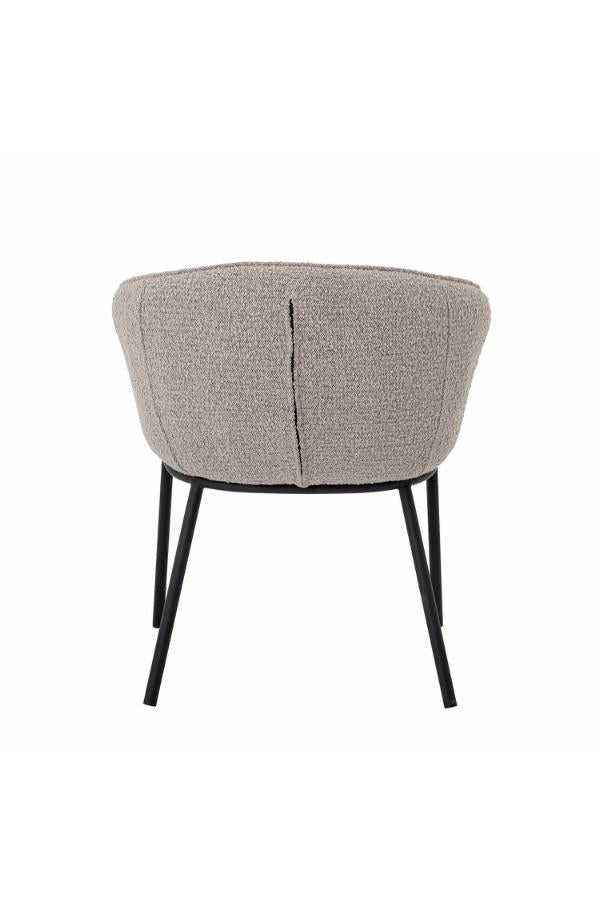 Bloomingville Cortone Matstol, Grå, Polyester L60xH76xB63 cm