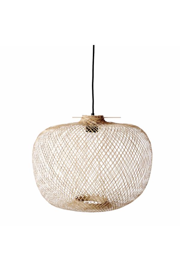 Bloomingville Rodi Pendellampa, Natur, Bambu D42xH30 cm