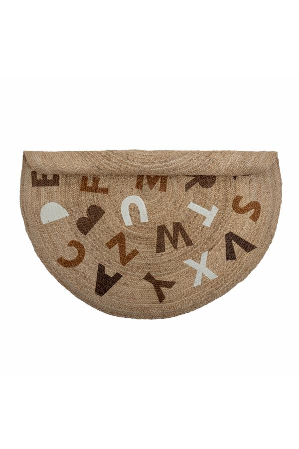 Bloomingville Mini Dinne Matta, Brun, Jute D130 cm