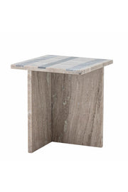 Bloomingville Clea Sidobord, Brun, Marmor L36xH40xB36 cm
