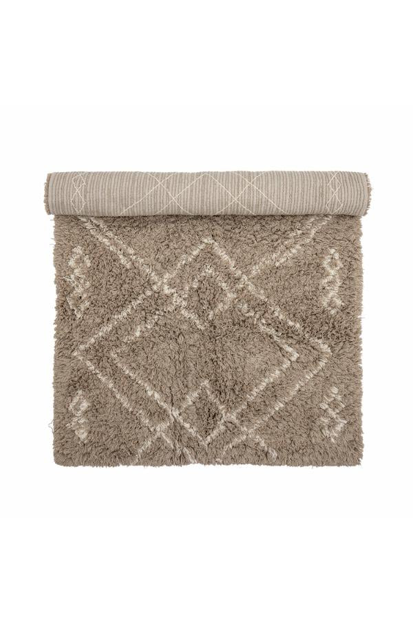 Bloomingville Edea Matta, Brun, Bomull L150xB90 cm