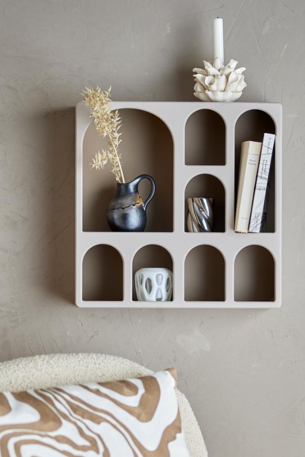 Bloomingville Graphia Bokhylla, Brun, MDF L48xH48xB12 cm