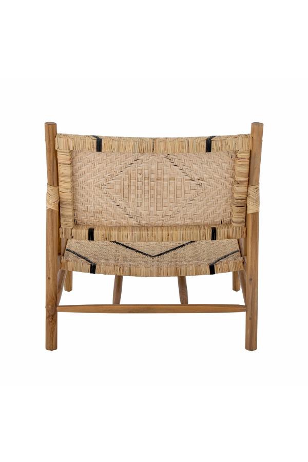 Bloomingville Lennox Lounge Chair, Nature, Teak L70xH75xW78 cm