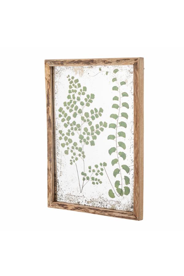 Creative Collection Tippbilsillustration med ram, grön, granved L34,5xH46xB2,5 cm