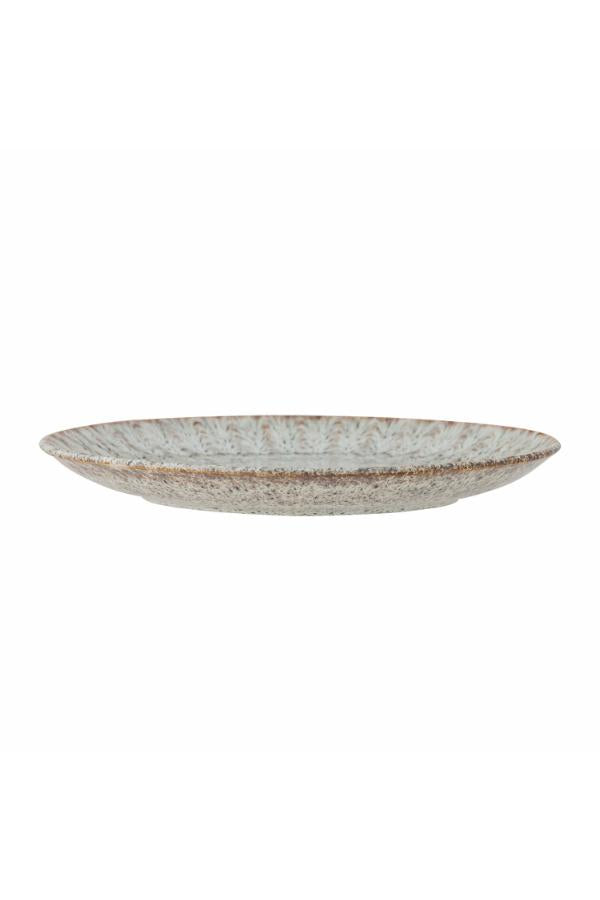 Creative Collection Fleurfat, Natur, Stengods D27xH2,5 cm, 6-pack
