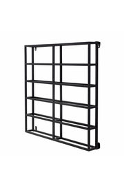Bloomingville Magne vinställ, svart, metall L67xH67xB10 cm