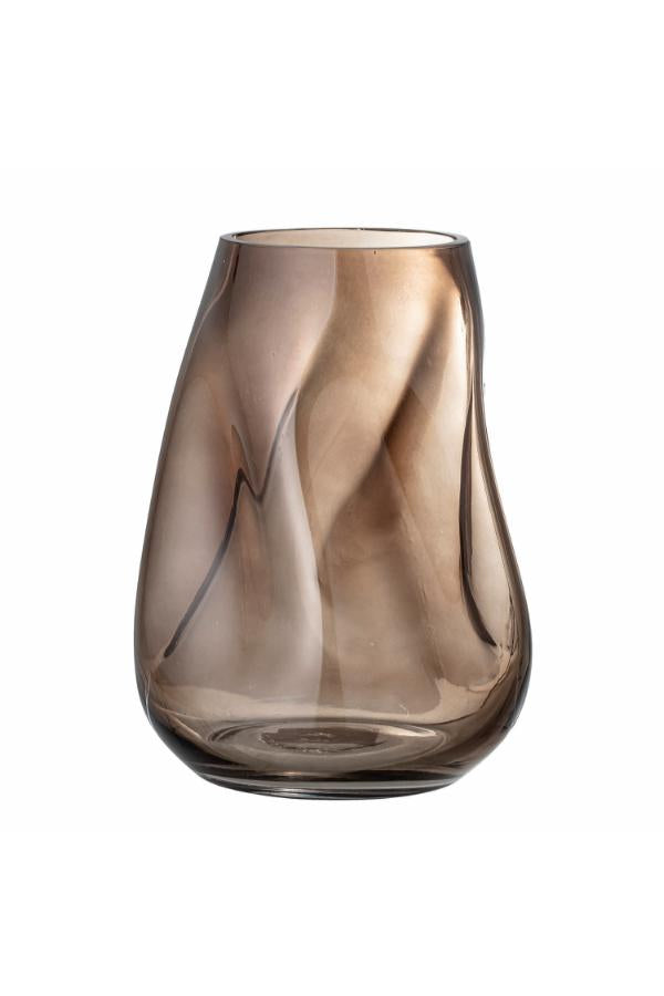 Bloomingville Ingolf Vas, Brun, Glas L19xH26xB18 cm